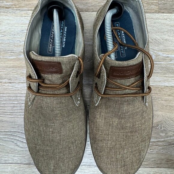 Skechers Palen Gadon Light Brown Causual Shoe Men's Size 12 - Picture 2 of 8